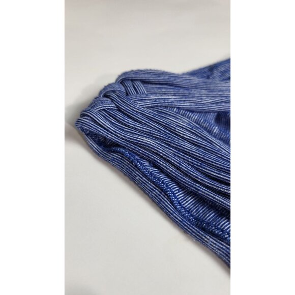 Max Studio Sleeveless Blue Ribbed Knit Dress Size Small - Picture 4 of 9